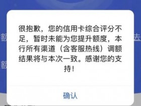提额总是显示“评分不足”,到底应该怎么做?