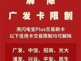 闪电宝plus可以刷广发和平安封控卡吗？